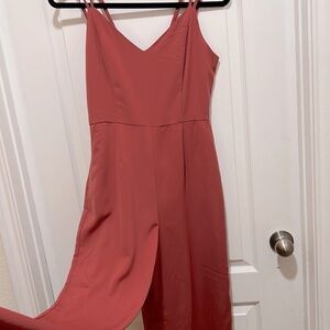 Skies are Blue | Strappy Jumpsuit | Muted Rust | Size XS